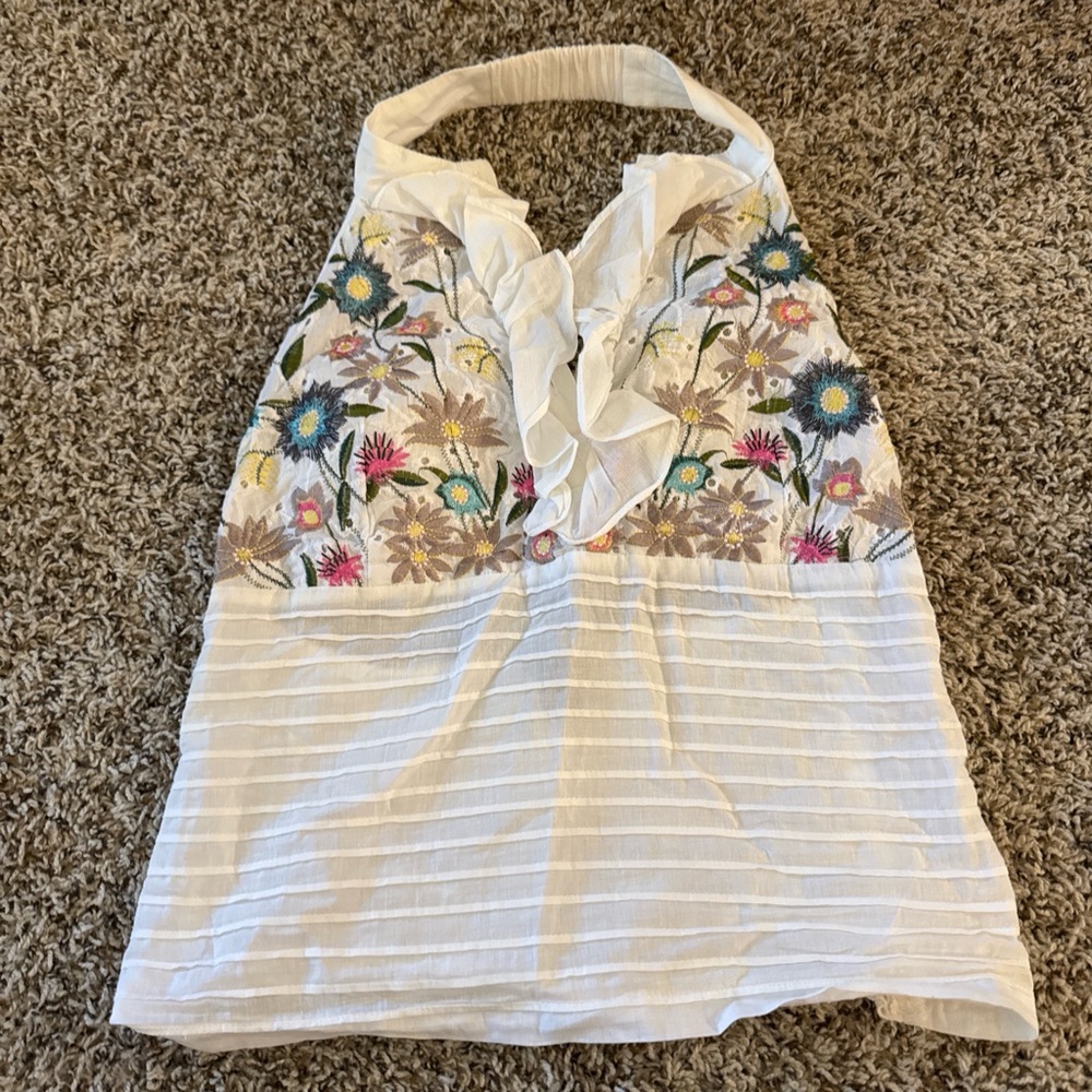 Vintage Poetry halter top